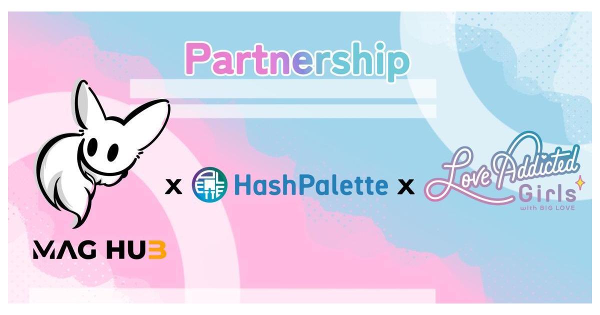 「Love Addicted Girls」のAR-3Dフィギュア【NFT】Paletteチェーン展開のお知らせ