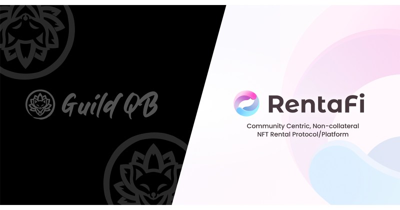 NFTレンタルサービスのRentaFiが日本発ゲームギルドのGuildQBと業務提携を発表