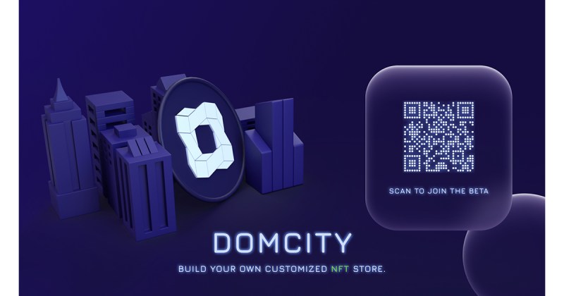 たった5分で誰でも簡単に独自のNFTショップを開設できるWeb3ツール『DOMCITY』クローズドβ版をリリース