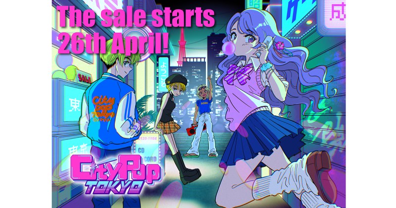 NFTプロジェクト「City Pop TOKYO」NFTキャラクターを4月26日より販売