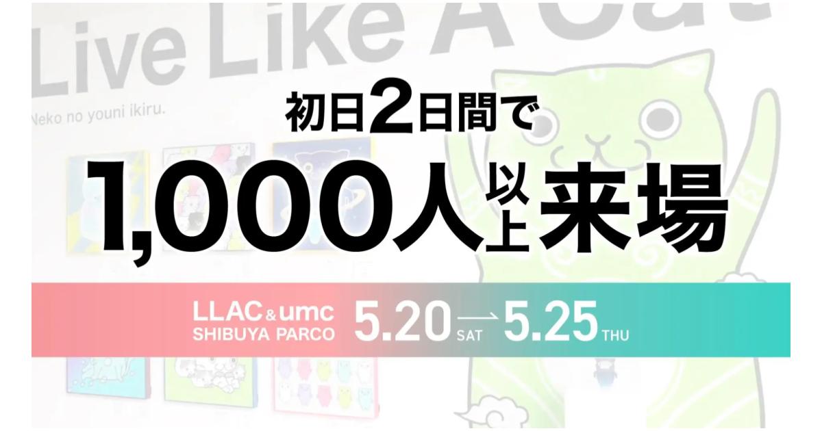 【NFT×体験】2日間で1,000人以上が来場!Live Like A Cat 初のリアルイベント開催中