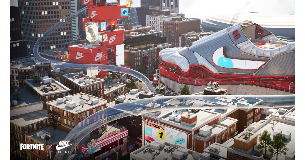 Nikeとフォートナイトがコラボ開始、AIR MAXをテーマにした仮想世界「エアフォリア」がゲーム内に登場！