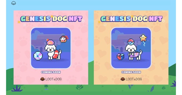 Web3わんこ育成を楽しめるアプリ「LOOTaDOG」がオリジナルNFTの販売を決定！