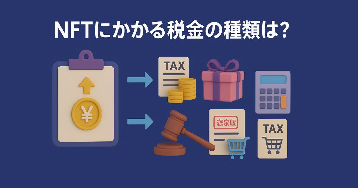NFTにかかる税金の種類