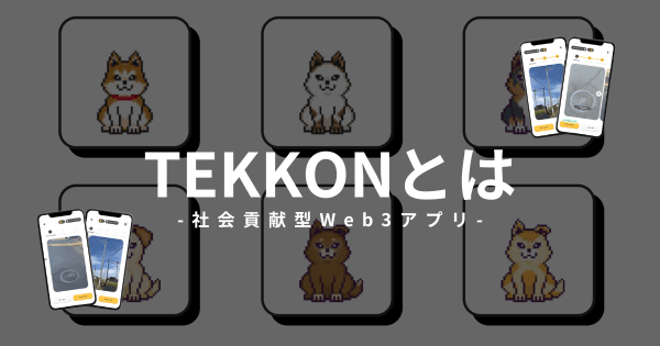 TEKKON 社会貢献型Web3アプリ ブロックチェーン