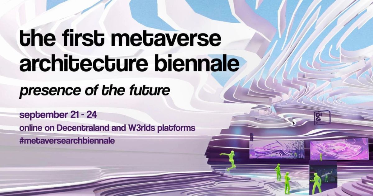Decentralandにて「メタバース・アーキテクチャ・ビエンナーレ」が開催、建築家らが建築とデジタルの融合がテーマの作品を披露。