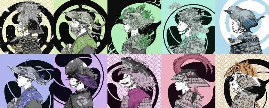 相馬藩の「殿」と共に新しい自治の形を目指す「驫(ノーマ)の谷/ Noma Valley」、会員証NFTアートを10月27日より本販売開始して始動。先行販売では約200名が参画、最高額のNFTは完売。