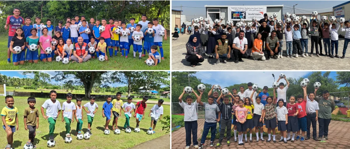 『キャプテン翼』ボールはともだちNFTプロジェクト、世界10ヵ国の子どもたちへサッカーボールを届ける