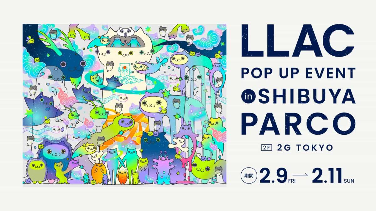 【NFT×体験】Live Like A Cat、Doodlesと渋谷パルコにてNFT ART POP UPを同時開催!