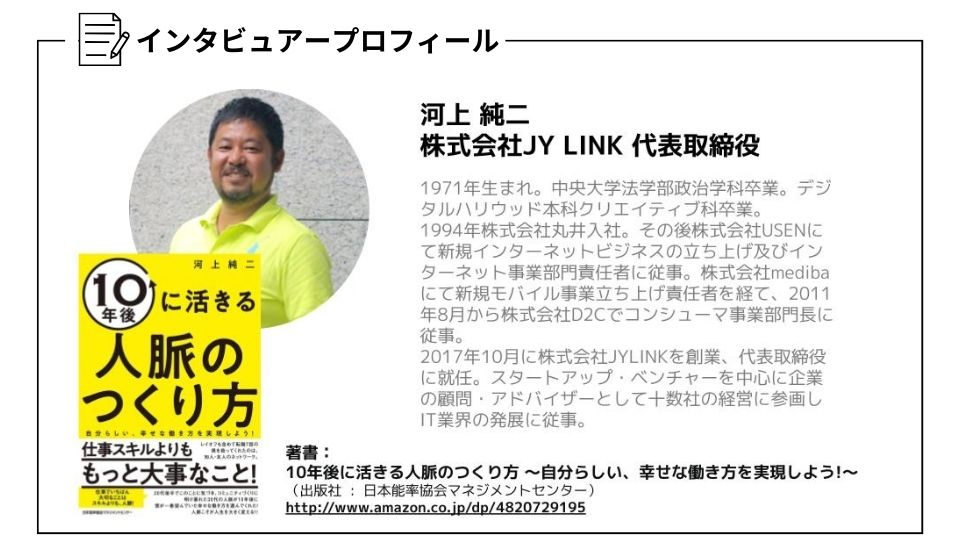 河上 純二 プロフィール