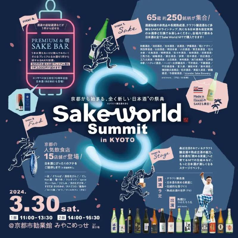 Sake World Summit in KYOTO 日本酒