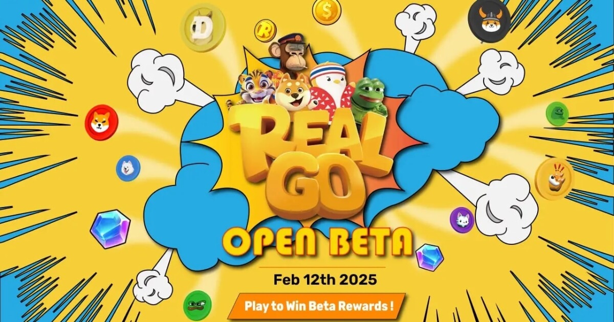 ミームキャラが多数登場!国内発のBCG「RealGo」、オープンβテストを開始