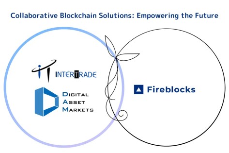 デジタルアセットマーケッツ、インタートレードとFireblocksのWeb3パートナーシップ推進に協力