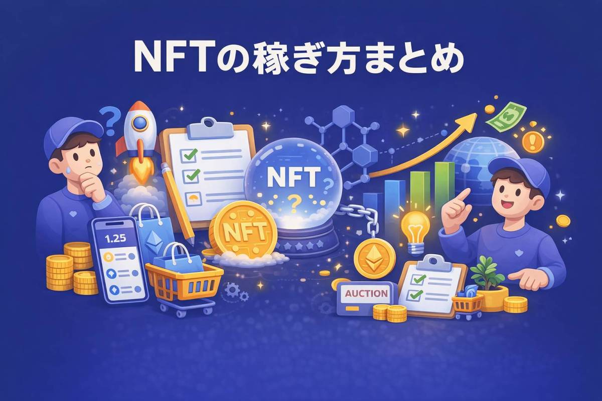 NFTの稼ぎ方まとめ