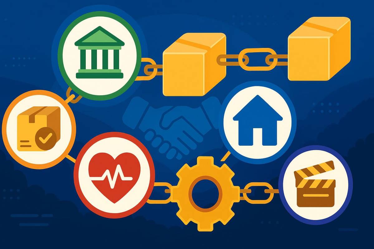 ブロックチェーン　活用　ビジネス業界