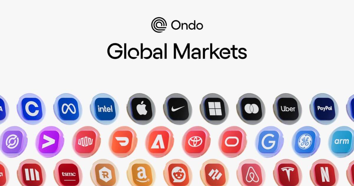 Ondo、トークン化米国株を100銘柄超で提供開始。非米投資家が24時間取引、年内1,000銘柄へ