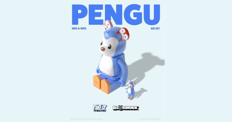 Pudgy PenguinsがBE@RBRICKとコラボ