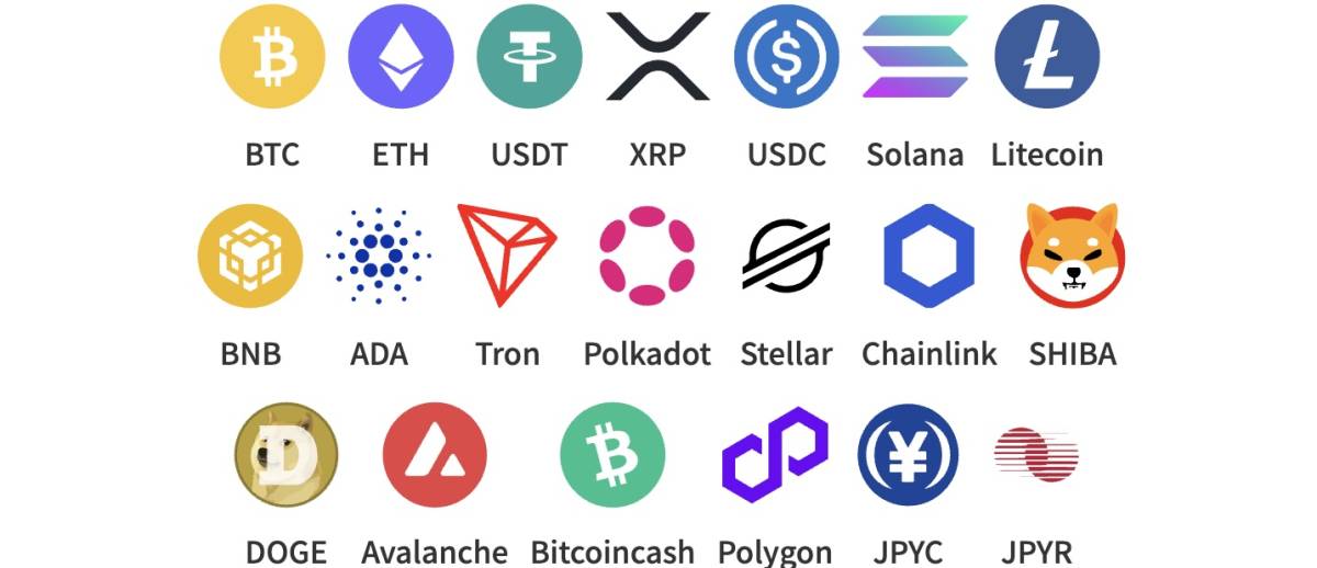 CryptoPawn 対象銘柄